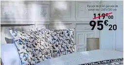 Habitat Parure de lit en percale de coton offre
