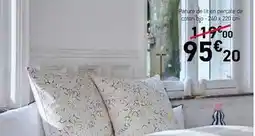 Habitat Parure de lit en perca le de coton offre
