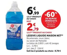 U Express Maison Net Lessive liquide offre