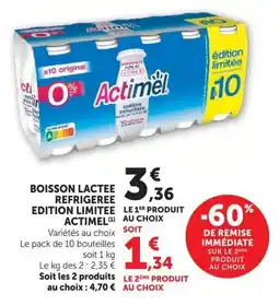 U Express Actimel offre