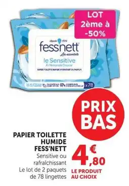 U Express FESS'NETT Papier toilette humide offre