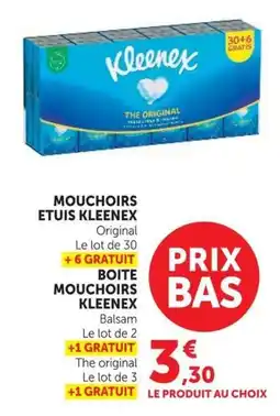 U Express Kleenex Mouchoirs offre