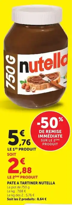 Nutella Pate a tartiner