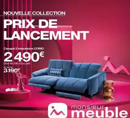 monsieur meuble Monsieur meuble - canapé 2 relaxibles offre