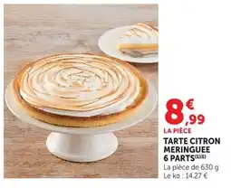 U Express Tarte citron meringuée offre