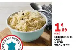 U Express Meyer Wagner Choucroute cuite offre
