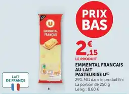 U Express U Emmental français offre