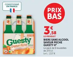 U Express Guesty Bière sans alcool offre
