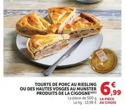 U Express LA CIGOGNE Tourte de porc au riesling offre