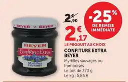U Express BEYER Confiture Extra offre