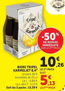 U Express Tripel Karmeliet offre