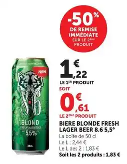 U Express 8.6 BLOND offre