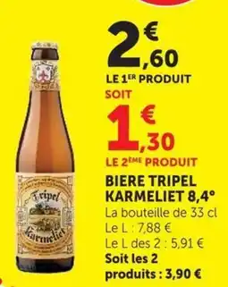 U Express Tripel Karmeliet offre