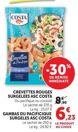 U Express COSTA Crevettes du Pacifique offre