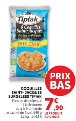 U Express Tipiak Coquilles Saint-Jacques offre