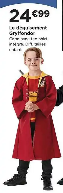 Centrakor Le Déguisement Gryffondor offre