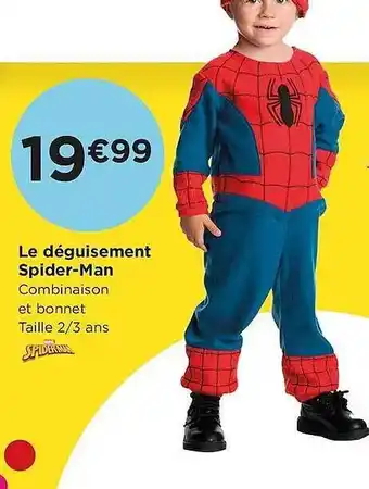 Centrakor Le Déguisement Spider-man offre