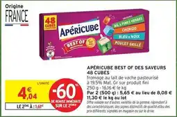 Intermarché Far - apericube best of des saveurs 48 cubes offre