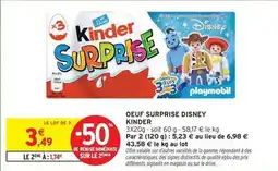 Intermarché Disney - oeuf surprise offre