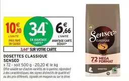 Intermarché Senseo - dosettes classique offre