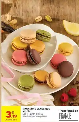 Intermarché Macarons classique offre