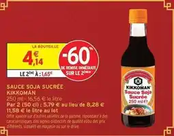 Intermarché Kikkoman - sauce soja sucrée offre