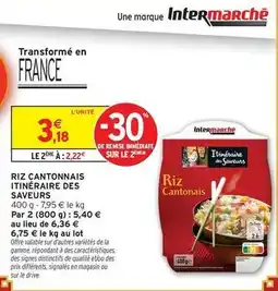 Intermarché Signal - riz cantonnais itinéraire des saveurs offre