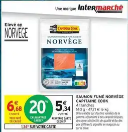 Intermarché Express Cook - saumon fumé norvège offre