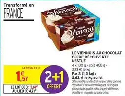 Intermarché Express Nestlé - le viennois au chocolat offre découverte offre