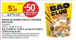 Intermarché Express Signal - raviolis chinois poulet légumes offre