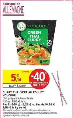 Intermarché Express Signal - curry thaï vert au poulet offre