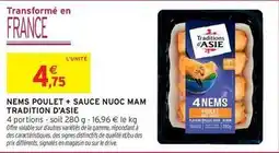 Intermarché Express Signal - nems poulet + sauce nuoc mam offre