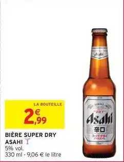 Intermarché Express Asahi - bière super dry offre