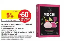Intermarché Express Signal - mochis glacés fruit du dragon & citron vert offre