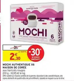 Intermarché Express Signal - mochi authentique x6 offre