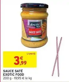 Intermarché Express Sauce sate offre