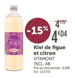 L'Eau Vive VITAMONT Kéfir offre