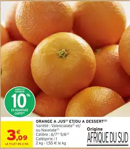 Intermarché Express ORANGE A JUS offre
