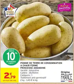 Intermarché Express Princesse Amandine Pomme de terre de consommation offre