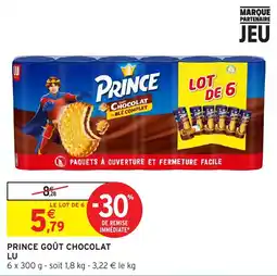 Intermarché Express PRINCE GOÛT CHOCOLAT offre