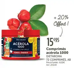 L'Eau Vive DIETAROMA Acérola 1000 offre