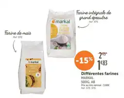 L'Eau Vive Markal farine de maïs offre