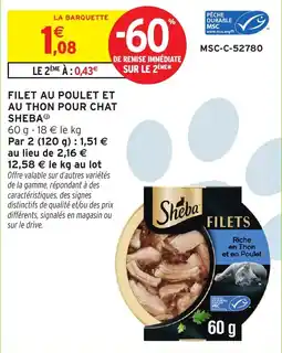 Intermarché Express Sheba Filets offre