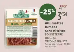 L'Eau Vive Bonneterre Allumettes fumées offre