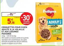 Intermarché Express Pedigree Croquettes pour chien adulte offre