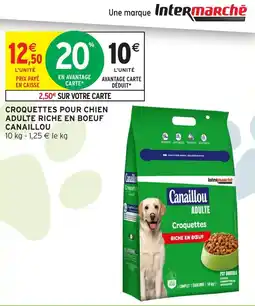 Intermarché Express Canaillou Croquettes Adulte offre