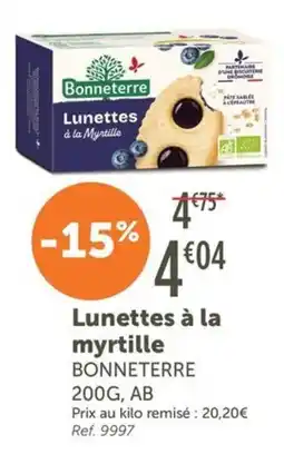 L'Eau Vive BONNETERRE Lunettes à la myrtille offre