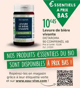 L'Eau Vive DIETAROMA Levure de bière vivante offre
