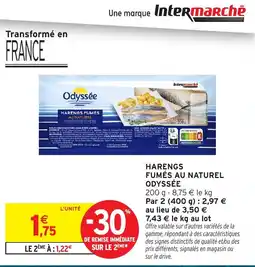 Intermarché Express Odyssee Harengs fumés au naturel offre