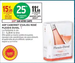 Intermarché Express Plessis-Duval AOP CABERNET D'ANJOU ROSÉ offre